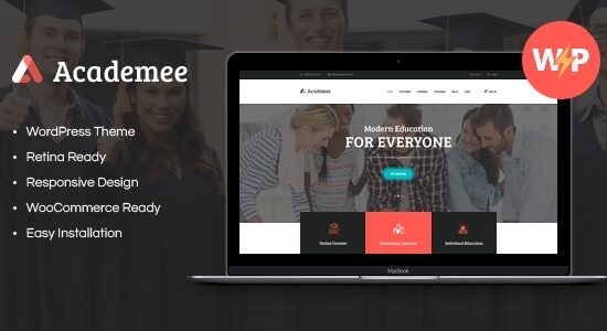 Academee | Trung tâm giáo dục & khóa học đào tạo WordPress Theme