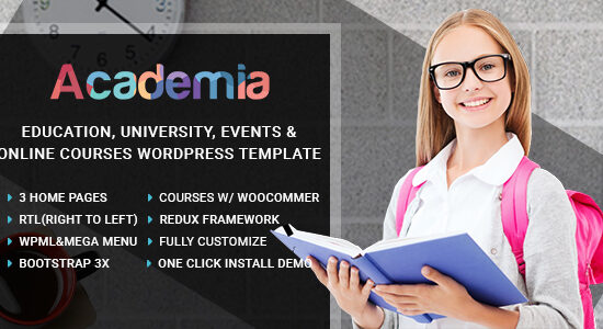 Academia - Education Center WordPress Theme