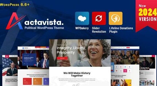 Actavista - A Responsive Political WordPress Theme For Politicians and Organizations