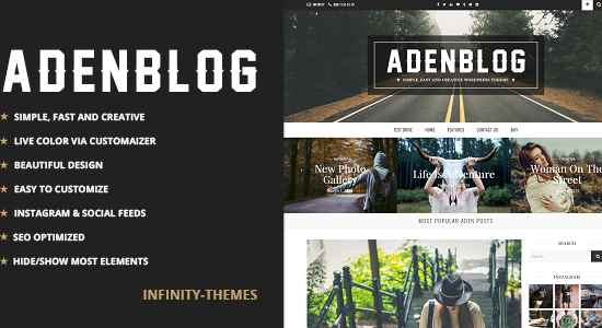 Aden - A WordPress Blog Theme