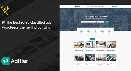 Adifier - Classified Ads WordPress Theme