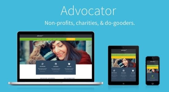 Advocator: Nonprofit & Charity Responsive WordPress Theme