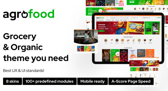 Agrofood - Chủ đề WordPress WooCommerce của Elementor