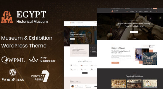 Ai Cập - Chủ đề WordPress về Bảo tàng & Triển lãm