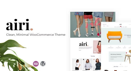 Airi - Chủ đề WooCommerce sạch sẽ, tối giản