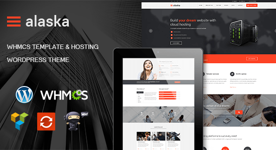 Alaska - WHMCS & Hosting WordPress Theme