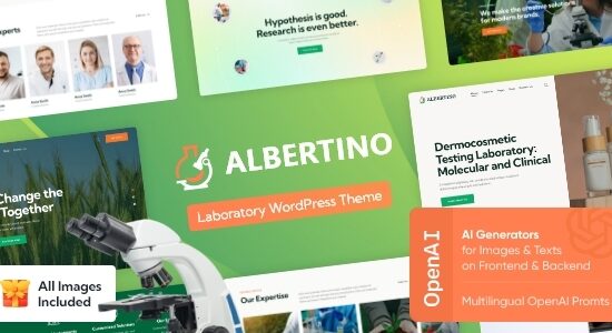 Albertino - Laboratory WordPress Theme