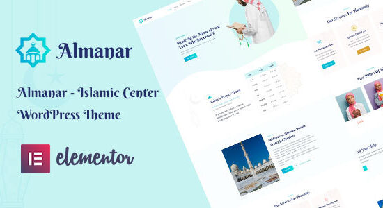 Almanar - Chủ đề WordPress của Trung tâm Hồi giáo