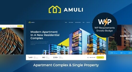 Amuli | Property & Real Estate Marketplace WordPress Theme