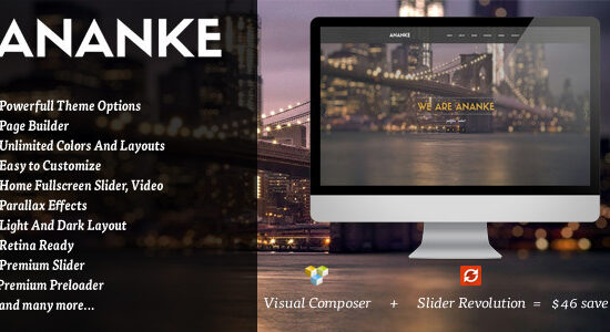 Ananke - Chủ đề WordPress Parallax một trang