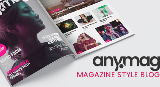 Anymag - Magazine Style WordPress Blog