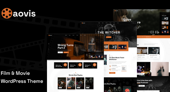 Aovis - Đặt vé xem phim WordPress Theme