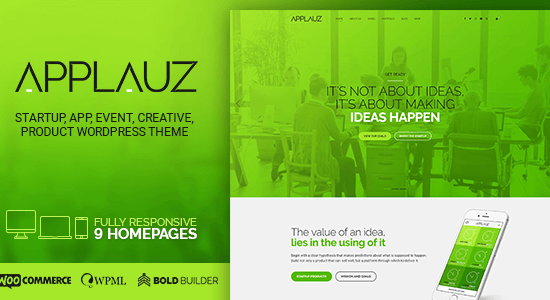 Applauz - Software, Technology & Digital WordPress Theme