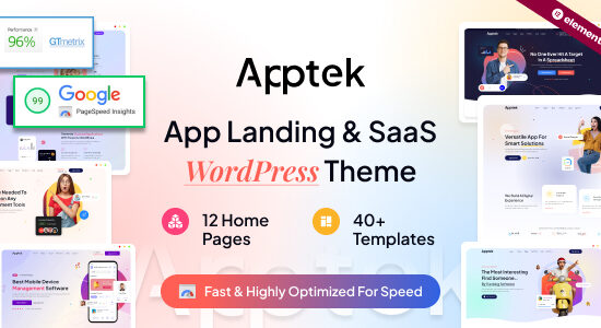 Apptek - App & SaaS Theme