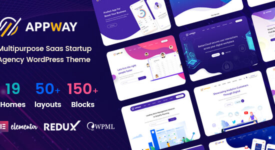 Appway - Chủ đề WordPress Saas & Khởi nghiệp + RTL