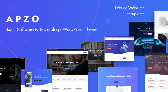 Apzo - Startup Software Saas WordPress