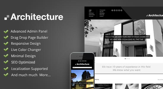 Architecture - WordPress Theme