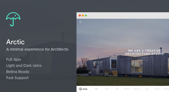 Arctic - Architecture & Creatives WordPress Theme