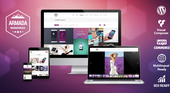 Armada — Multifunction Photography WordPress Theme