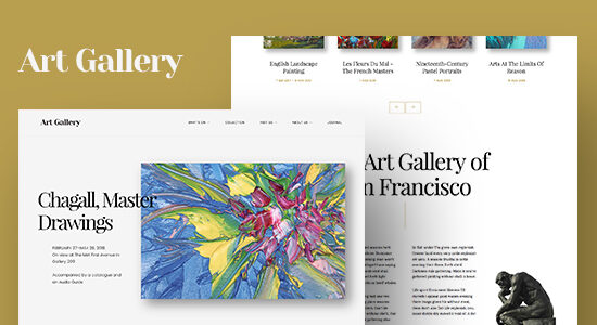 Arte | Art Gallery WordPress Theme