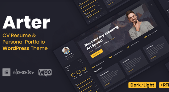 Arter - Chủ đề WordPress Resume