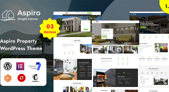 Aspiro - Single Property WordPress Theme