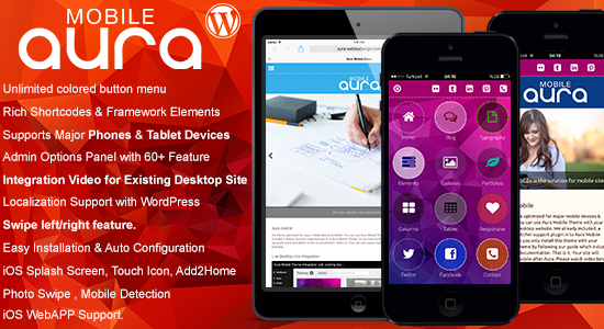 Aura Premium Mobile Theme