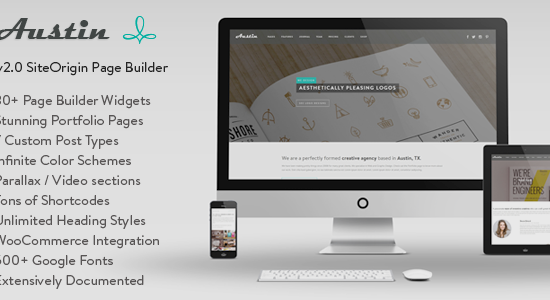 Austin - Multi-Purpose Design Agency WP Theme