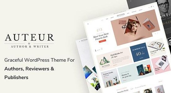 Auteur – WordPress Theme for Authors and Publishers