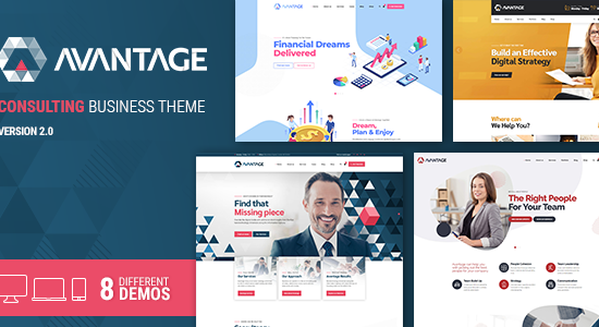 Avantage - Business Consulting WordPress Theme