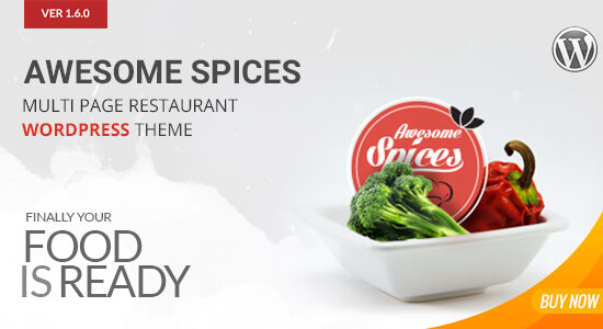 Awesome Spice - Chủ đề WordPress cho nhà hàng/quán cà phê