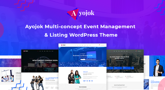 Ayojok - Chủ đề WordPress sự kiện