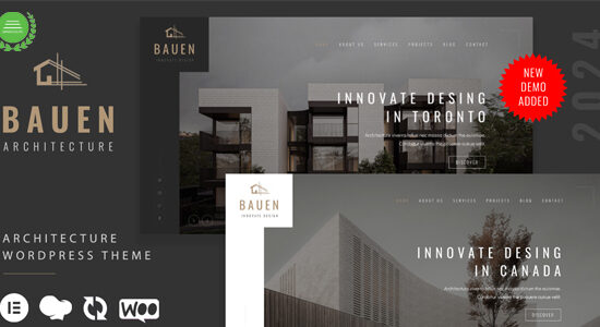 BAUEN - Kiến trúc & Nội thất Chủ đề WordPress Elementor