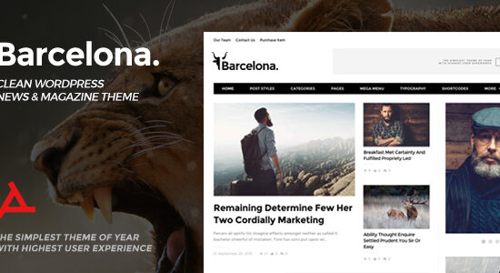 Barcelona. - Clean News & Magazine WordPress Theme