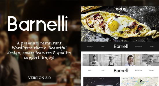 Barnelli - Restaurant Responsive WordPress Theme