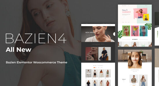 Bazien - Chủ đề WooCommerce của Elementor