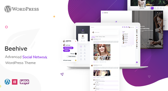 Beehive - Social Network WordPress Theme