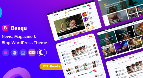 Benqu - News Magazine WordPress Theme