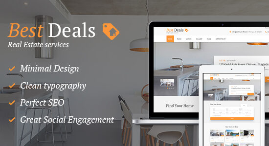 Best Deals - Property Sales & Rental WordPress Theme