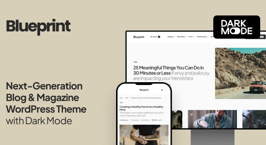 Blueprint - Next-Generation Blog & Magazine Theme