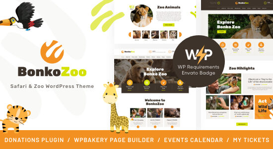 Bonko | Chủ đề WordPress Safari & Zoo