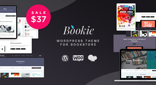 Bookie - Chủ đề WordPress cho Cửa hàng sách