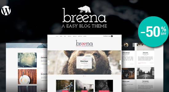 Breena - A Responsive WordPress Blog Theme