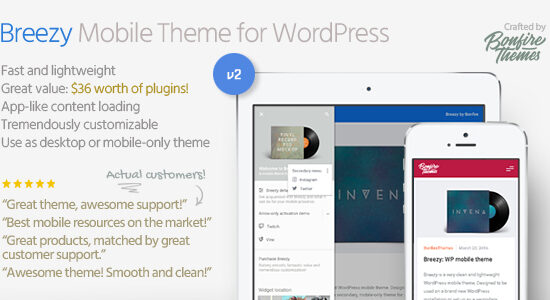 Breezy: Mobile Theme for WordPress