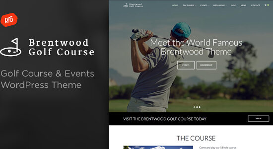 Brentwood - Golf Course WordPress Theme