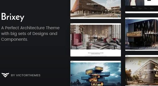 Brixey – Responsive Architecture WordPress Theme