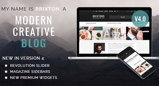 Brixton - A Responsive WordPress Blog Theme