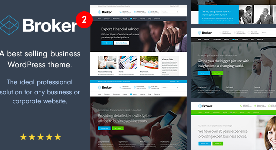 Broker - Business and Finance WordPress Theme