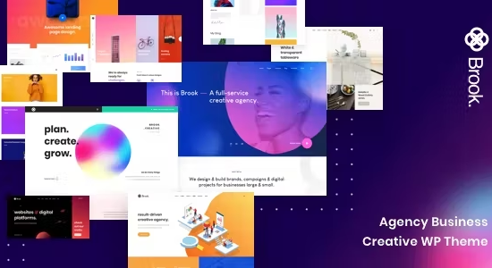 Brook - Agency Business Creative WordPress Theme