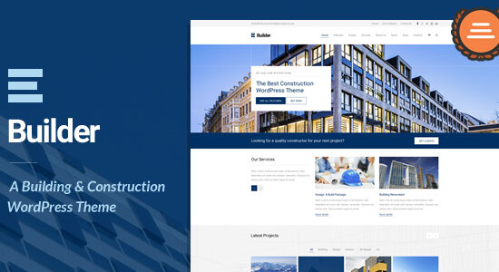 Builder - Chủ đề WordPress về Xây dựng & Thi công